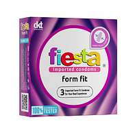 FIESTA Form Fit (Size 49mm) - Bao cao su ôm sát  - Hộp 3 bao